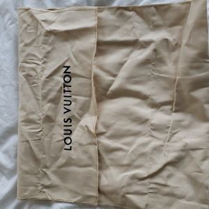 LV Louis Vuitton bag dust cover